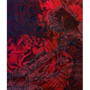 Annal Haque, Pulse, 24 x 30 Inch, Mix Media on Canvas, AC-ANHAQ-005